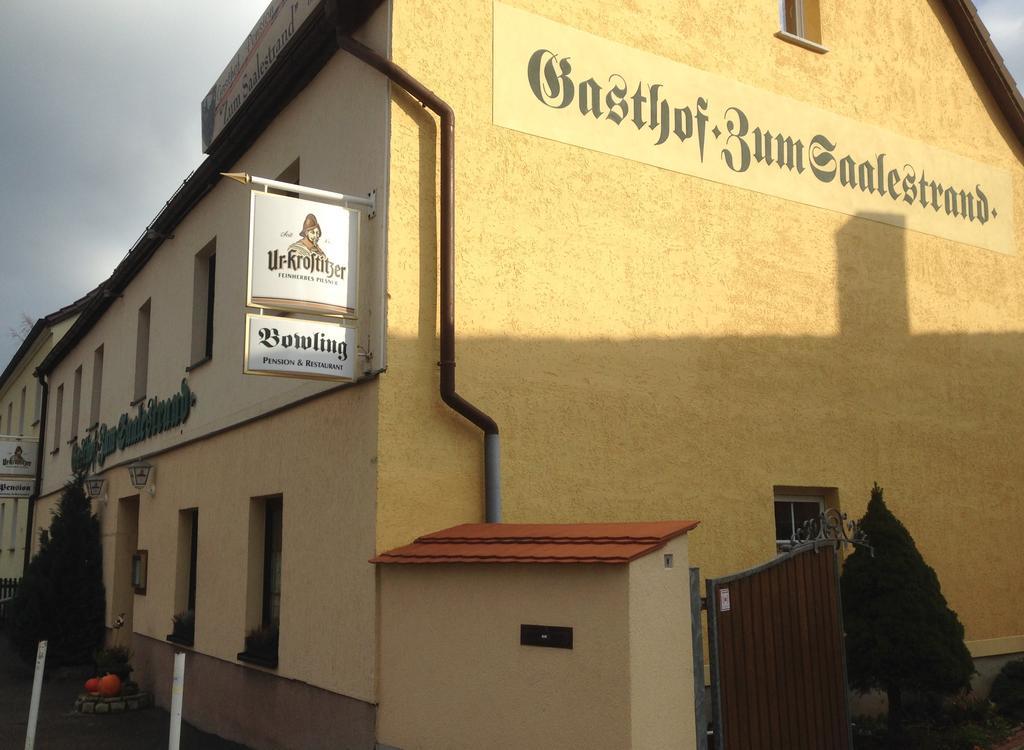 Gasthof & Pension Zum Saalestrand Bad Dürrenberg Екстериор снимка